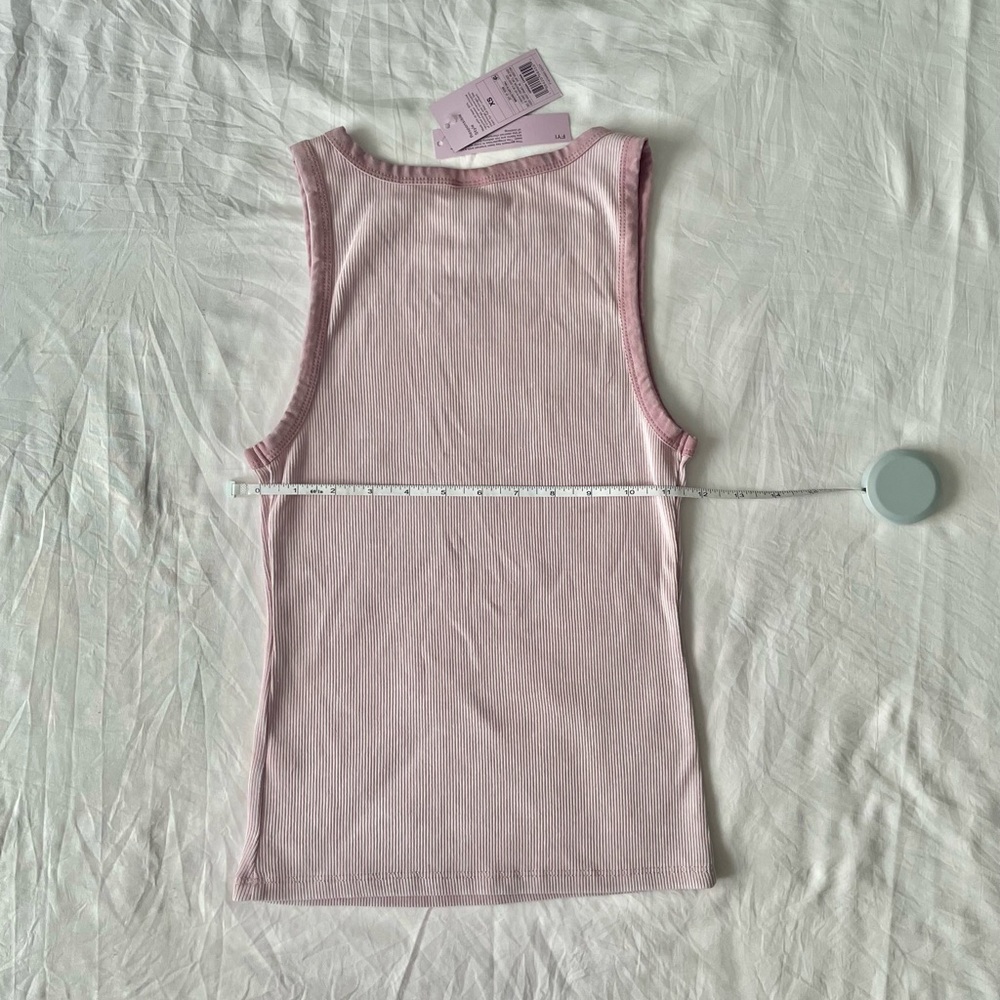 Wild Fable Pink Ribbed Sleeveless Tank Top - Picture 4 of 8